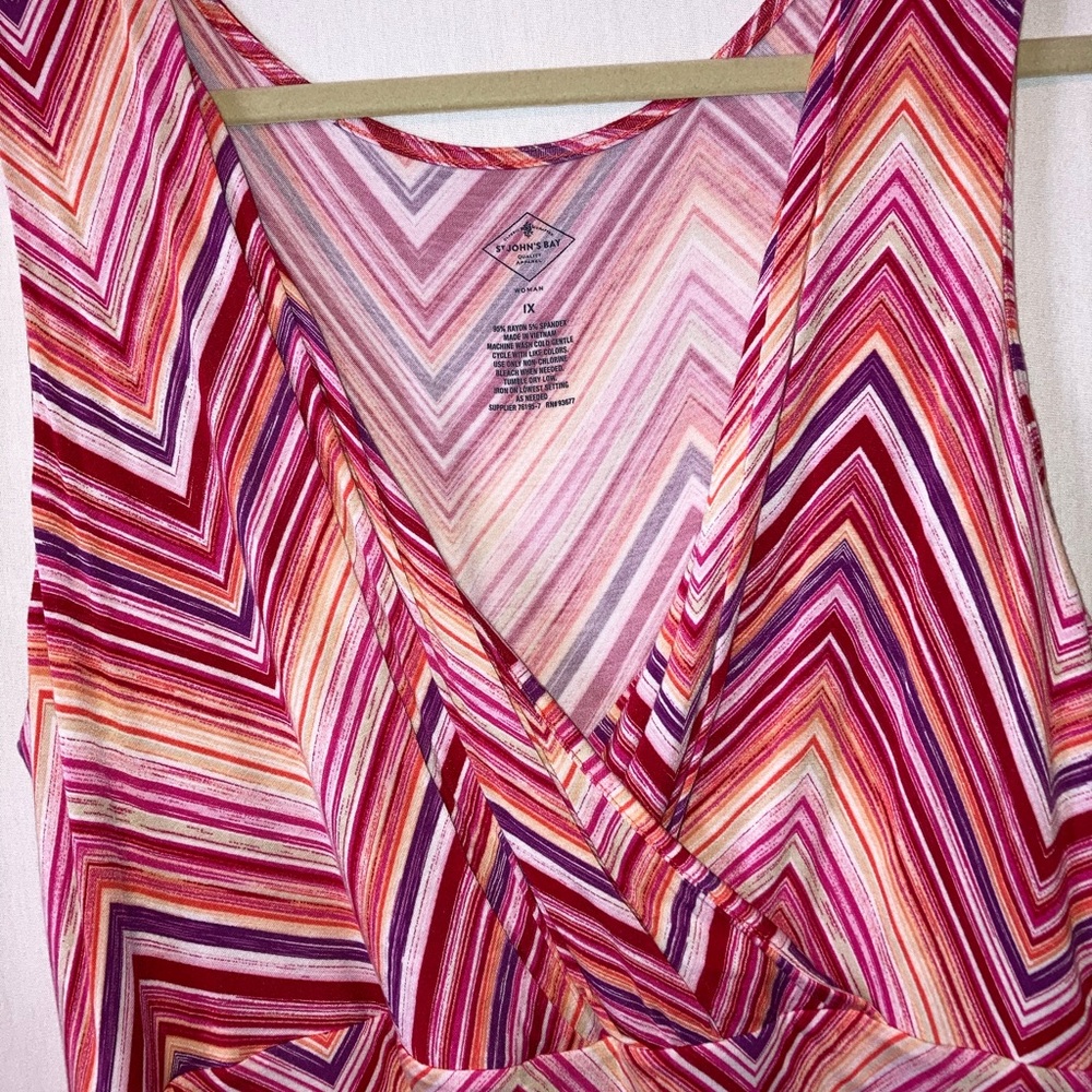 St. John ‘s Bay 1X Maxi Dress - Picture 2 of 5